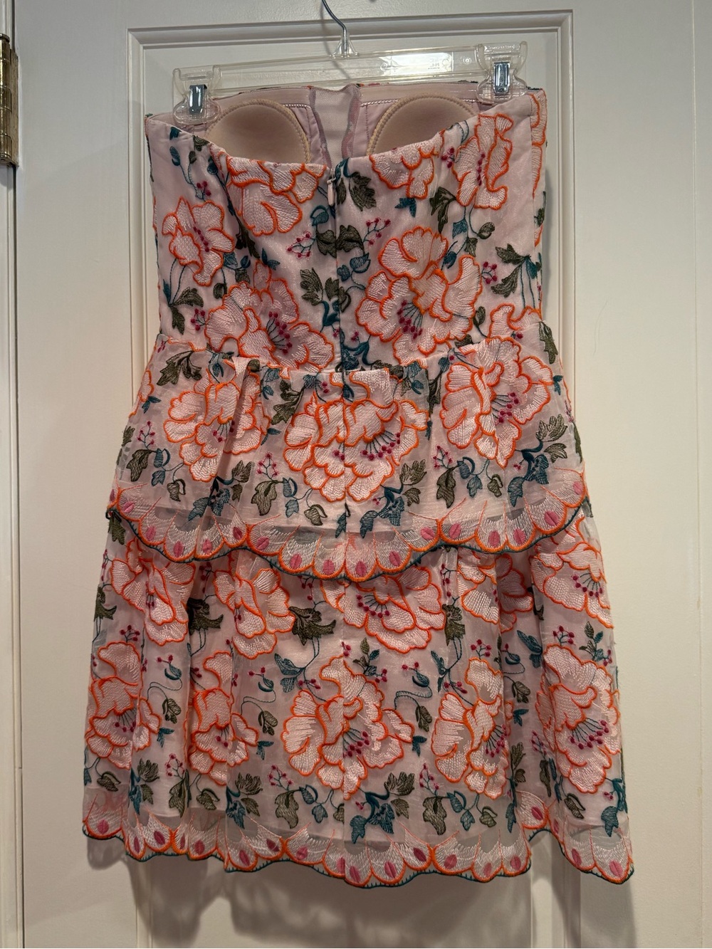 BCBG MaxAzria Women’s Floral Strapless Mini Dress - Picture 12 of 12